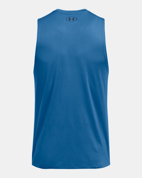 เสื้อกล้าม UA Tech™ สำหรับผู้ชาย in Blue image number 3